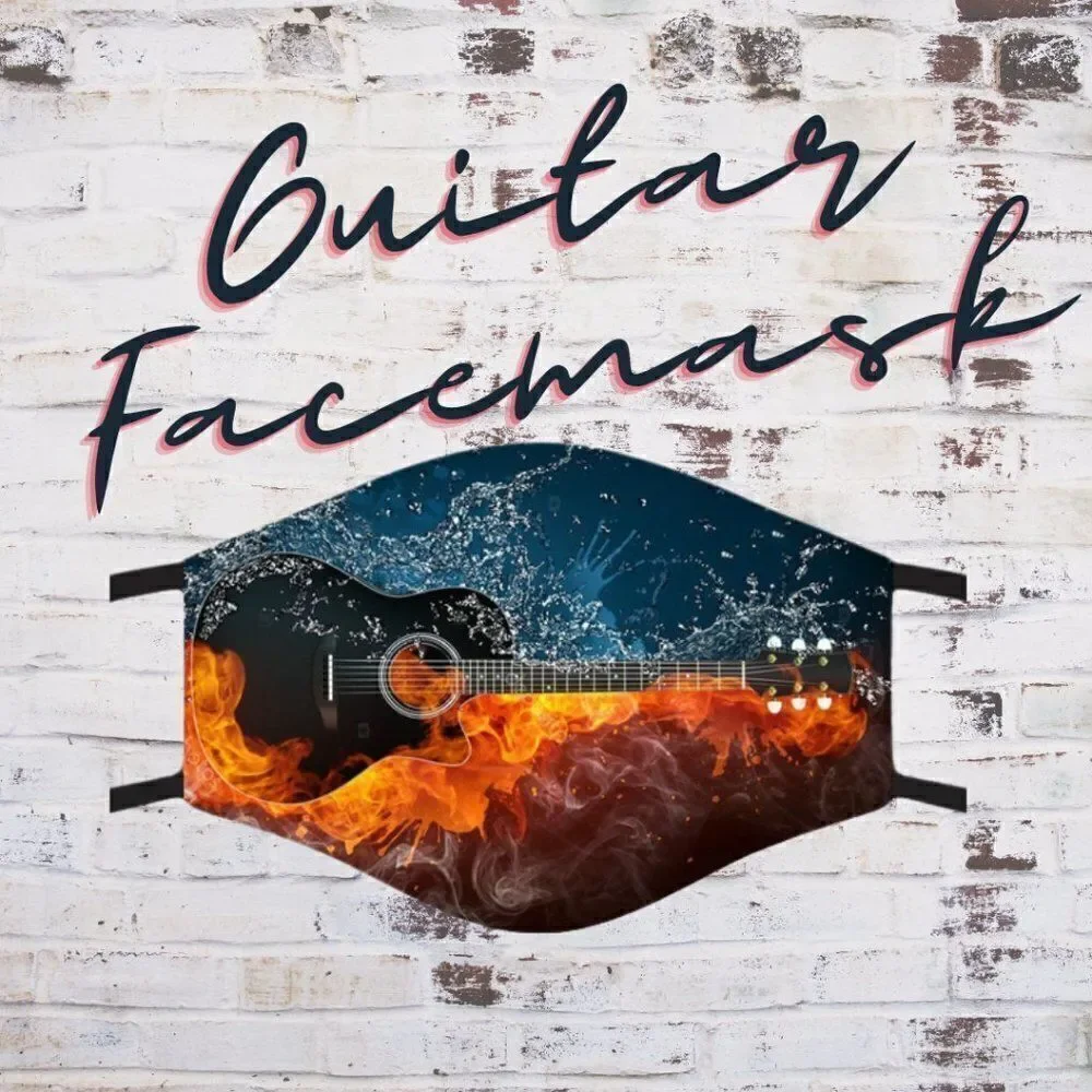 Facemask Electric Guitar Personal Protection Equipment PPE Unisex